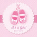 It's a Girl: Baby Shower Guest Book with Pink Ballerina Tutu Theme, Personalized Wishes for Baby & Advice for Parents, Sign In, Gift Log, and Keepsake