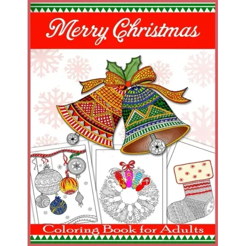 Merry Christmas Coloring Book for Adults: Beautiful Holiday Designs