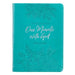 One-Minute with God for Women 365 Daily Devotions for Refreshment and Encouragement Teal Faux Leather Flexcover Gift Book Devotional W/Ribbon Marker