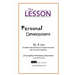 The Lesson: Personal Development