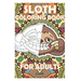 sloth coloring book for kids: 3-9 years old