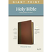 KJV Personal Size Giant Print Bible, Filament Enabled Edition (Leatherlike, Brown/Mahogany)