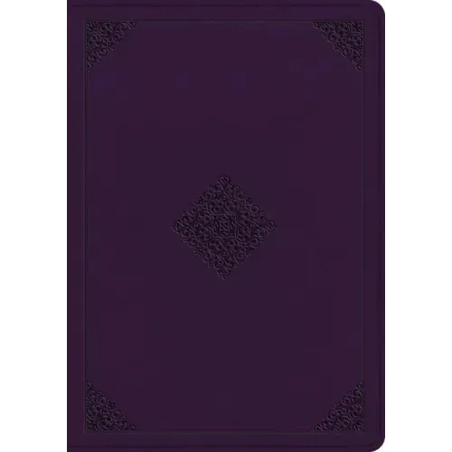 ESV Single Column Journaling Bible, Large Print (Trutone, Lavender, Ornament Design)