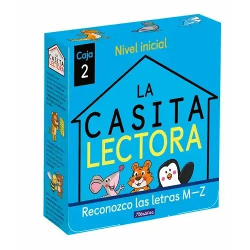 Phonics in Spanish - La Casita Lectora Caja 2: Reconozco Las Letras M-Z (Nivel Inicial) / The Reading House Set 2: Letter Recognition M-Z