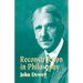 Reconstruction in Philosophy