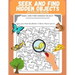Seek and Find Hidden Objects Activity Book: Search and find for Kids, Puzzle, Look and Find, Activity pad, Picture Puzzle, Preschool, Kindergarten, Ki