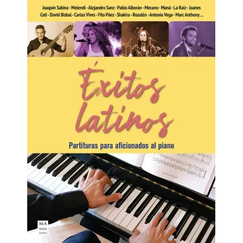 Éxitos Latinos (Partituras): Partituras Para Aficionados Al Piano