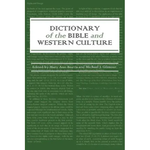 Dictionary of the Bible and Western Culture