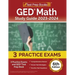 GED Math Study Guide 2023-2024: 3 Practice Exams and GED Test Prep Book [6th Edition]