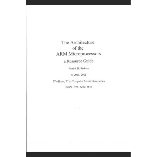 The Architecture of the Arm Microprocessors a Resource Guide