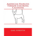 American Hairless Terrier Coloring Calender