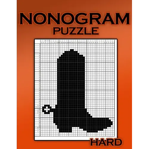 Nonogram Puzzle Hard: Hanjie Puzzle Books for Adults, Picross Book, Japanese Crossword, Gift for Brain Teaser Lovers