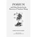 Possum and Other Receipts for the Recovery of Southern Being