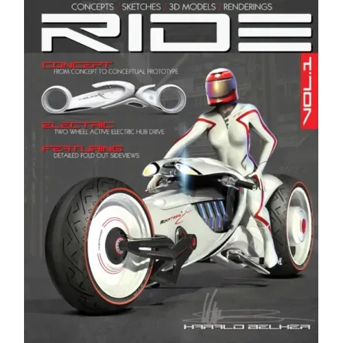 Ride: Futuristic Electric Motorcycle Concept