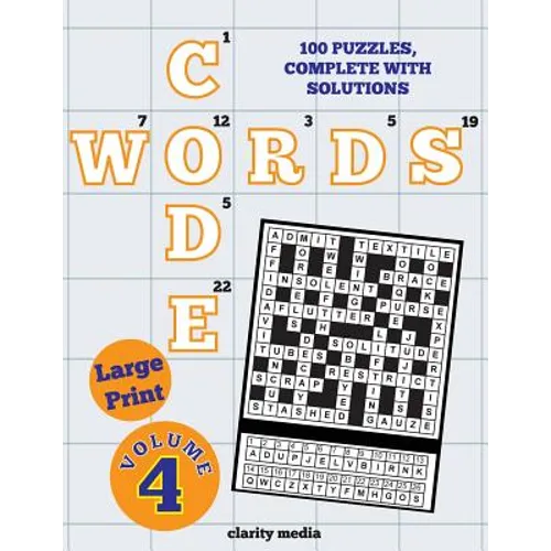 Large Print Code Words Volume 4