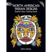 North American Indian Designs Stained Glass Coloring Book