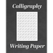Calligraphy Writing Paper: Modern Calligraphy Practice Sheets 120 Sheet Pad