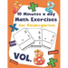 10 Minutes a day Math Excercise for Kindergarten Vol.8: 30 Days of Math Timed Tests with Addition and Subtraction in a few minutes a day, Ages 5-8(Gra
