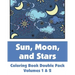 Sun, Moon, and Stars Coloring Book Double Pack (Volumes 1 & 2)