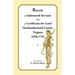 Records of Indentured Servants and of Certificates for Land, Northumberland County, Virginia, 1650-1795