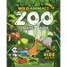 Wild Animals World: Zoo Coloring Book For Kids Ages 4-8