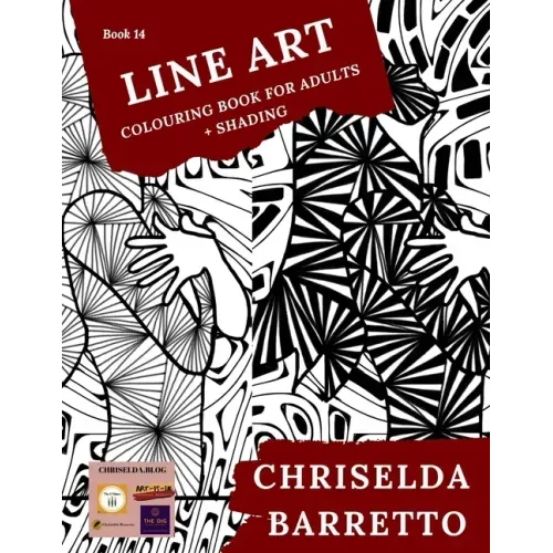 Line Art: Colouring Book For Adults