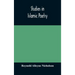Studies in Islamic poetry