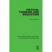 Critical Thinking and Education
