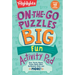 On-The-Go Puzzles Big Fun Activity Pad: Kids Travel Activity Pad with Over 90 Puzzles and 40 Stickers, Road Trip Games and Car Activities for Ages 69
