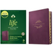 NLT Life Application Study Bible, Third Edition (Leatherlike, Purple, Indexed, Red Letter)