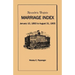 Alexandria Virginia Marriage Index, January 10, 1893 to August 31, 1905