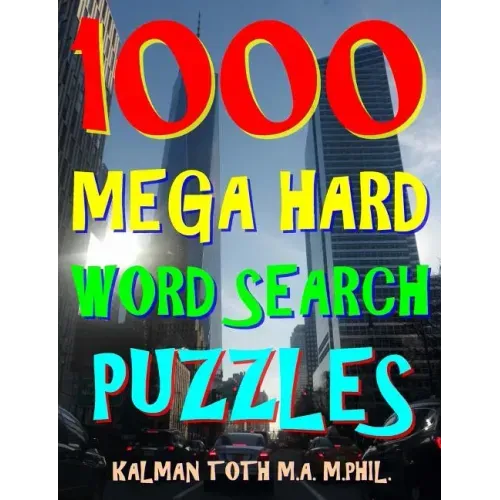 1000 Mega Hard Word Search Puzzles: Fun Way to Improve Your IQ