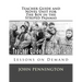 Teacher Guide and Novel Unit for the Boy in the Striped Pajamas: Lessons on Demand