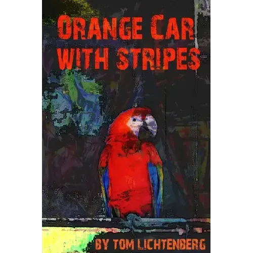 Orange Car with Stripes