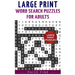 Large Print Word Search Puzzles for Adults