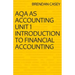 AQA AS Accounting Unit 1 Introduction to Financial Accounting
