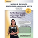 Praxis Middle School English Language Arts 0049, 5049 Teacher Certification Study Guide Test Prep
