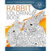 Rabbit Coloring Book: An Adult Coloring Book of 40 Zentangle Rabbit Designs with Henna, Paisley and Mandala Style Patterns