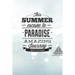This Summer Scape To Paradise Amazing Journey Von Voyage!: Beautiful Summer Travel Quote With Boat For Chistmas/Anniversary/Birthdays 6x9