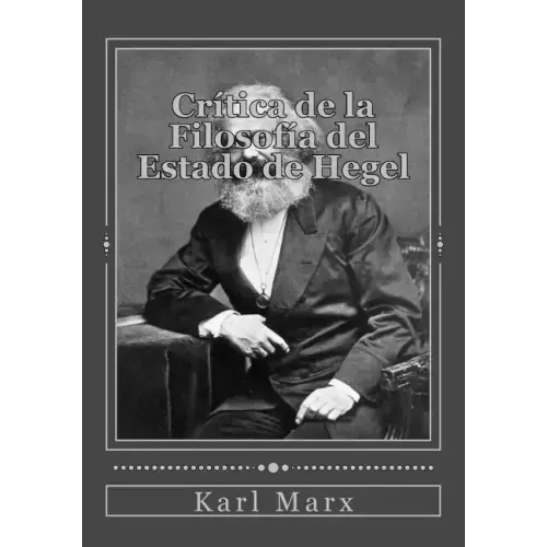 Crítica de la Filosofía del Estado de Hegel