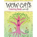 WOW CATS Coloring Book by Junko (Japanese-English edition)
