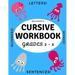 Beginner's Cursive Workbook Grades 2 - 5: Ocean and Underwater Themed Tracing and Handwriting Practice Book for Learning Script Writing