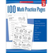 100 Math Practice Pages: Grade 3
