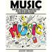 Music: Super Fun Coloring Books for Kids and Adults (Bonus: 20 Sketch Pages)