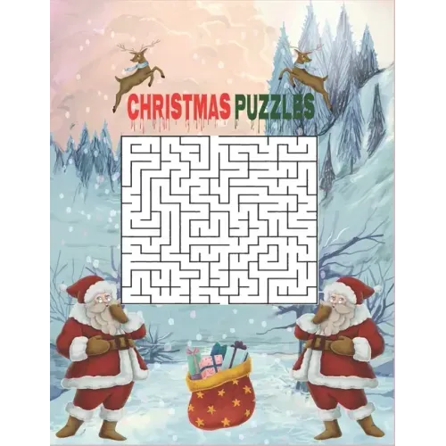 christmas puzzles: (Highlights Puzzles christmas Activity Books ages 4-8 )
