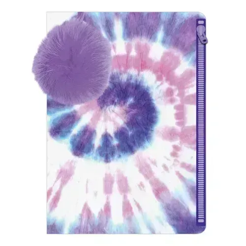 Tie Dye Pouch with Pompom