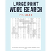 Large Print Word Search Puzzles: 60 Large Print Word Search Puzzles with Solutions