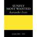 SUNFLY Most Wanted KARAOKE listings sfmw801 - sfmw932: discs sfmw801 - sfmw932
