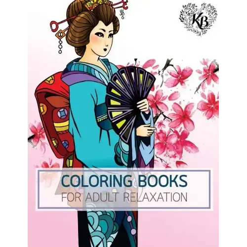 PRINCESS KIMONO Japan Dress Design Women Fashion Coloring Book: Anti stress Adults Coloring Book to Bring You Back to Calm & Mindfulness