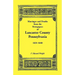 Marriages and Deaths in the Newspapers of Lancaster County, Pennsylvania, 1831-1840